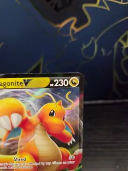 Pokemon Card Dragonite V SWSH154 Black Star Promo Holo Rare Near Mint - Image 3