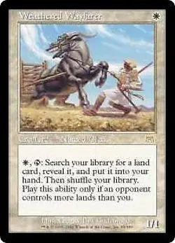 Magic The Gathering Onslaught Single Card Rare Weathered Wayfarer #59 - Image 1