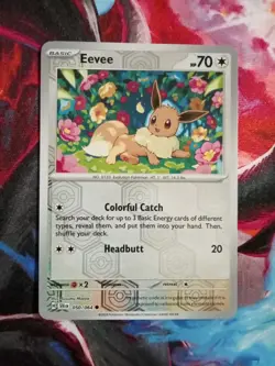 SFA050/064 Eevee Reverse Holo Pokemon Card Shrouded Fable - Image 1