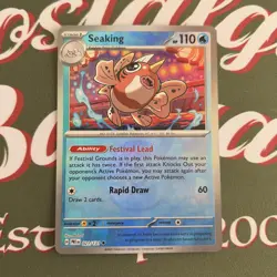 Pokemon TCG Seaking Pokeball Reverse Holo Prismatic Evolutions 021/131 Mint - Image 1