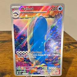 Wailord 162/159 Sv09: Journey Together Illustration Rare Full Art Holo Eng 240 - Image 1