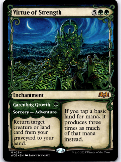 Virtue of Strength Showcase NM MTG - Image 1
