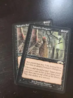 2X Volrath's Dungeon [Exodus] Magic MTG m3 - Image 1