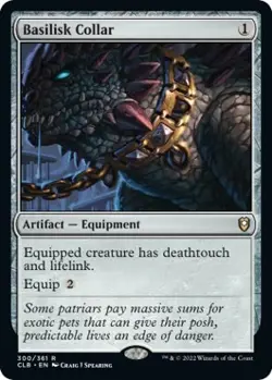Foil - Basilisk Collar - 300 / NM / English MTG - Image 1