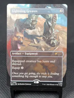 MTG - Secret Lair Fallout: Greet The Dog - Lightning Greaves - #2465 - Image 1