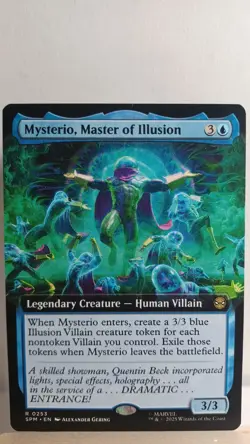 Mysterio, Master of Illusion Non-Foil Extended Art Rare [NM] - MTG SPM - Image 1