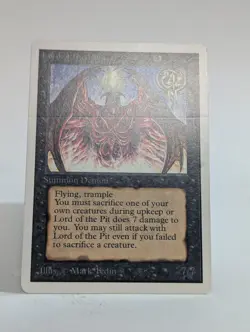MTG Lord of the Pit Unlimited MAGIC: THE GATHERING - Lightly Played - Ungraded - Image 4