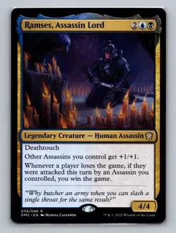 Ramses, Assassin Lord R Commander: Dominaria United 39 NM - Image 1