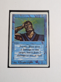 Magic the Gathering MTG Unlimited PSIONIC BLAST - Lightly Played - Ungraded - Image 3