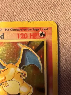 Pokemon TCG - Charizard 4/102 Base Set Holo Rare - Vintage 1999 - Image 3