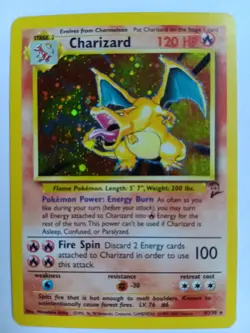 Pokemon TCG Base Set 2 Charizard 4/130 Holo Rare 120 HP 1999 English - Image 1
