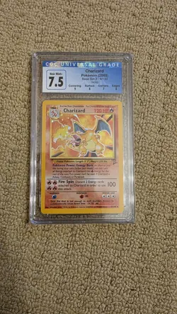 2000 Pokemon TCG - Base Set 2 - Holo Charizard #4 - CGC 7.5 - Image 1