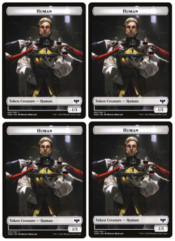 MTG: Showcase Adeline, Resplendent Cathar & Tokens - Rare Midnight Hunt (MID) NM - Image 2