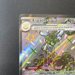 Pokemon Espathra ex 214/091 SV Paldean Fates 2024 Stage 1 260 HP SIR Holo - Image 3