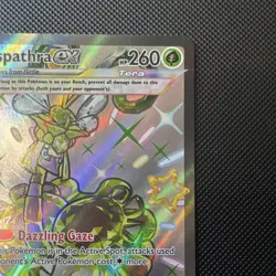 Pokemon Espathra ex 214/091 SV Paldean Fates 2024 Stage 1 260 HP SIR Holo - Image 4
