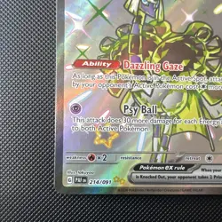 Pokemon Espathra ex 214/091 SV Paldean Fates 2024 Stage 1 260 HP SIR Holo - Image 5