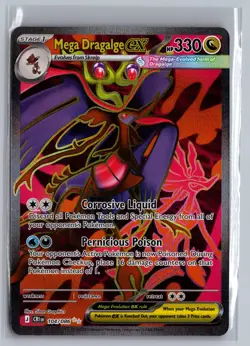 Mega Dragalge ex 104/086 Holo Ultra Rare Chaos Rising Pokemon Near Mint - Image 1