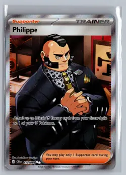 Philippe 110/086 Holo Ultra Rare Chaos Rising Pokemon Near Mint - Image 1