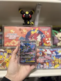 Mega Chandelure ex 099/084 Ultra Rare Pitch Black Pokemon Holo Near Mint - Image 1