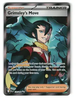 Grimsley's Move 120/094 Holo Ultra Rare Phantasmal Flames Pokemon NM - Image 1