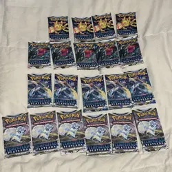 SPANISH Pokemon TCG Silver Tempest Sword & Shield Booster with 20 Packs - Image 3
