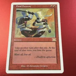 Final Fortune Magic: 6th Edition #175 1999 LP MTG - Image 1