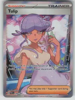 Pokemon Tulip Ultra Rare SV04: Paradox Rift 244/182 NM - Image 1