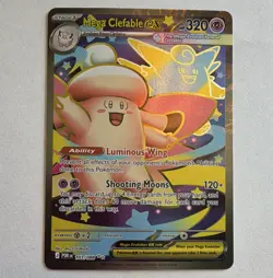 Pokemon Mega Clefable EX 103/088 Ultra Rare Full Art Holo English - Image 1