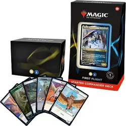 Magic: The Gathering Starter Commander Deck - First Flight (White-Blue) | Ready- - Image 1