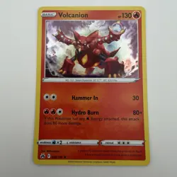 Pokemon TCG Volcanion 26/159 Crown Zenith Holo Rare NM - Image 1
