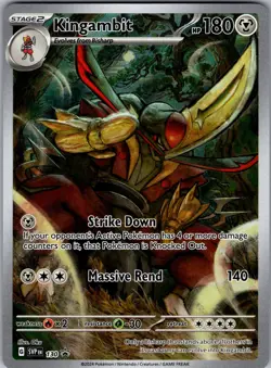 Kingambit 130 Holo Promo Scarlet & Violet Promo Pokemon Near Mint - Image 1