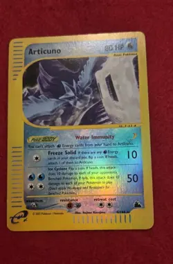 Pokemon TCG Skyridge Articuno 4/144 Reverse Holo Rare 80 HP Basic EN LP - Image 1