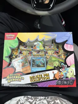 Pokemon Ascended Heroes First Partner Deluxe Pin Collection Sealed New - Image 1