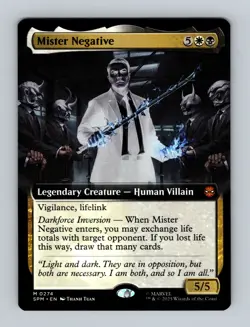 Magic the Gathering - Mister Negative (Extended Art) (SPM) #274 - Image 1