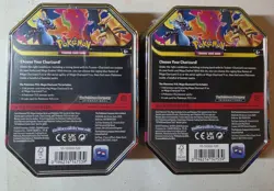 ​Pokemon TCG: Mega Charizard X & Mega Charizard Y ex Tin Set - Factory Sealed - Image 2
