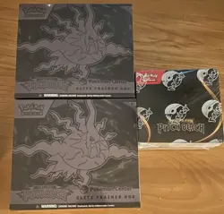 Pokemon Pitch Black Pokemon Center Exclusive ETB X2 and Booster Bundle Sealed - Image 1