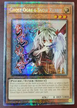 YuGiOh Ghost Ogre & Snow Rabbit RA05-EN131 Starlight Rare 1st Edition - Image 1