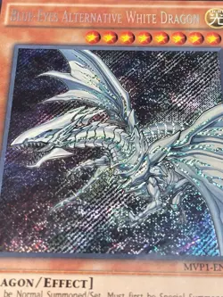 Blue Eyes Alternative White Dragon Yu Gi Oh PSA 9 MVP1 ENS46 1st Edition - Image 2