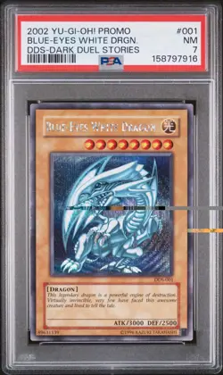 2002 Yu-Gi-Oh! DDS Complete PSA 7 Set (Blue Eyes, Dark Magician, And Exodia) - Image 2