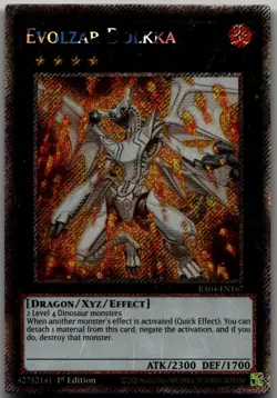 Evolzar Dolkka (Platinum Secret Rare) Platinum Secret Rare Quarter Century Stamp - Image 1