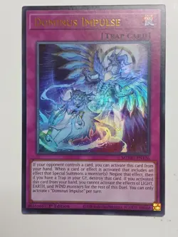 YuGiOh! Dominus Impulse MZMU-EN126 Ultra Rare 1st Edition - Image 1