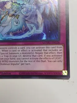 YuGiOh! Dominus Impulse MZMU-EN126 Ultra Rare 1st Edition - Image 5