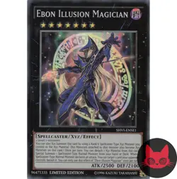 Yugioh Ebon Illusion Magician SHVI-ENSE1 Super Rare Limited Edition NM - Image 1