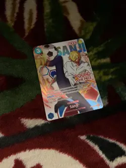 Round 1 Sanji English One Piece Promo OP15-047 In Hand! - Image 1