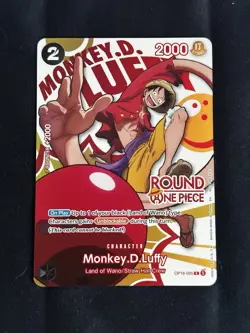 Monkey D. Luffy (ENGLISH) - One Piece x Round 1 Promo Card - Image 1