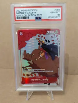One Piece Monkey D Luffy #001 Gift Coll 2023 Promo English PSA 10 - Image 2