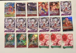 One Piece TCG Lot of 117 NM Assorted Cards Great Value for Player and Collector - Image 1