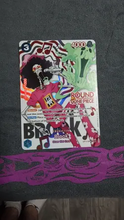Round 1 Brook English One Piece Promo Op11-056 - Image 1