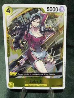 Baby 5 OP12-112 Foil Legacy of the Master One Piece TCG - English NM - Image 1