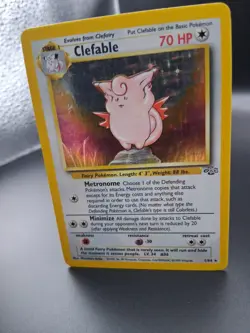Clefable 1/64 Jungle Holo Rare Unlimited Wizards Of The Coast Pokemon TCG LP - Image 5